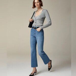 J. Crew Curvy-High Rise Kick Out Jeans (32T)